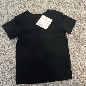Cat & Jack Black Short Sleeve Tee